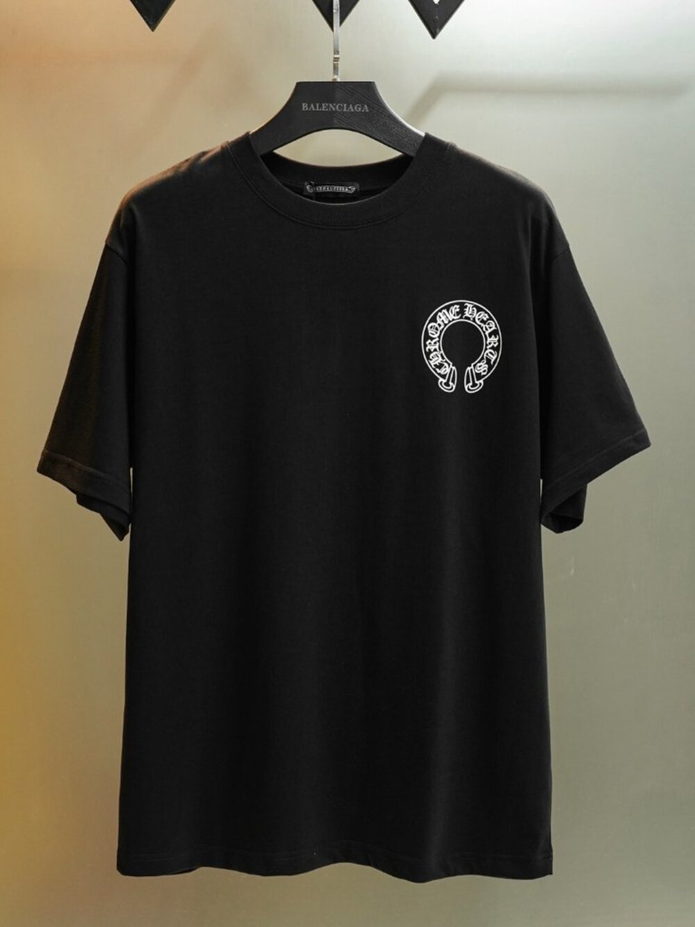 Black  Chrome Hearts  Short-Sleeve Shirt